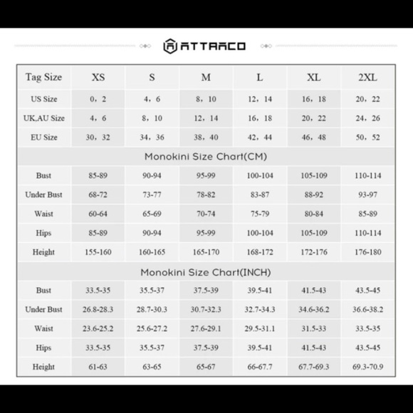 Attraco Monokini Swimsuit Women Swimwear One-piece Sz L - Picture 3 of 4